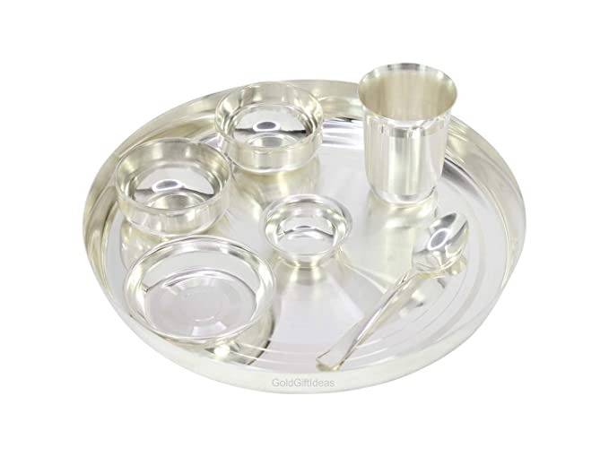 Silver Plated Dinner Set for Gift